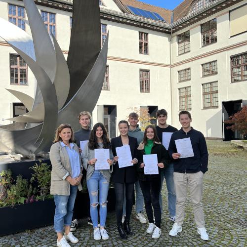Hupf Laurenz, Karner Isabella, Gratt Elena, Ellmerer Till, Rauch Anna, Schauer Sebastian und Herrmann Jannis.