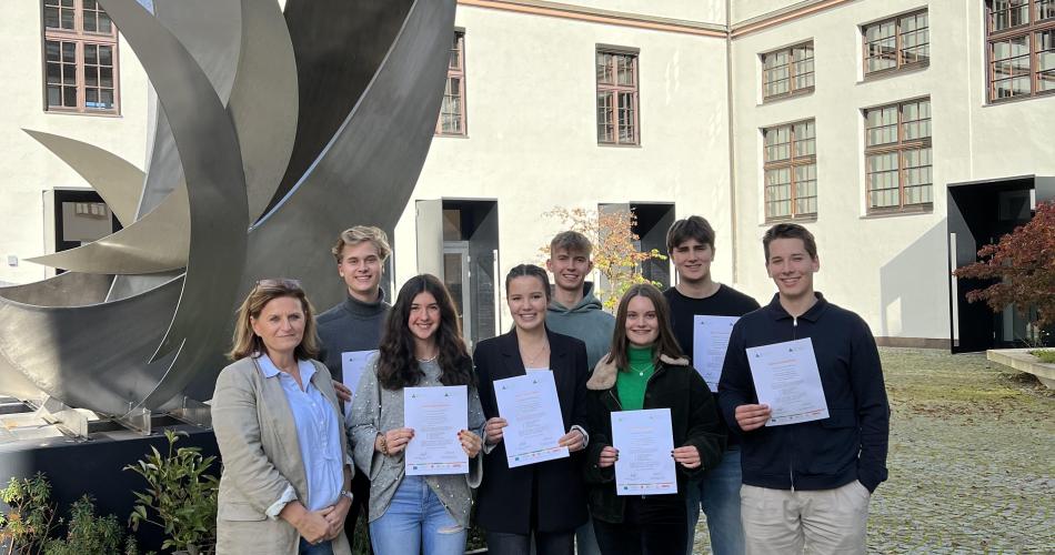 Hupf Laurenz, Karner Isabella, Gratt Elena, Ellmerer Till, Rauch Anna, Schauer Sebastian und Herrmann Jannis.