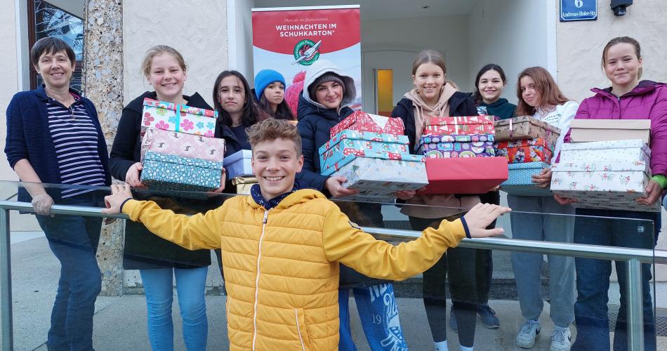 Weihnachten im Schuhkarton